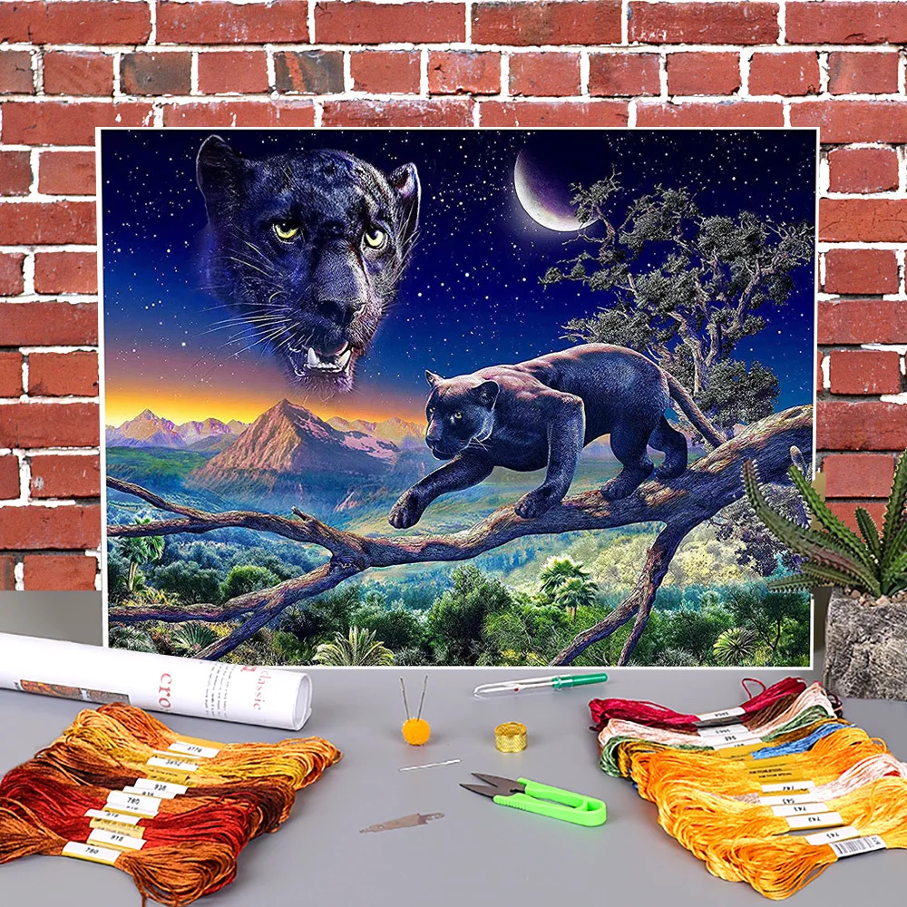 Водорастворимый холст с принтом животных 11 шт. | Дом и сад