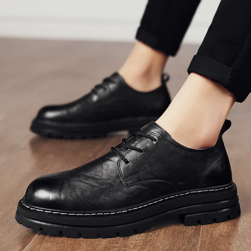 Мужские классические туфли броги оксфорды Высококачественная костюмная обувь
