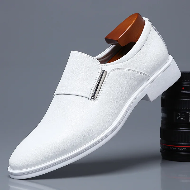 

Fashion Dress Shoes Pointed Toe Split Leather Men Casual Formal Loafers Business Wedding Oxfords shoes zapatillas de hombre