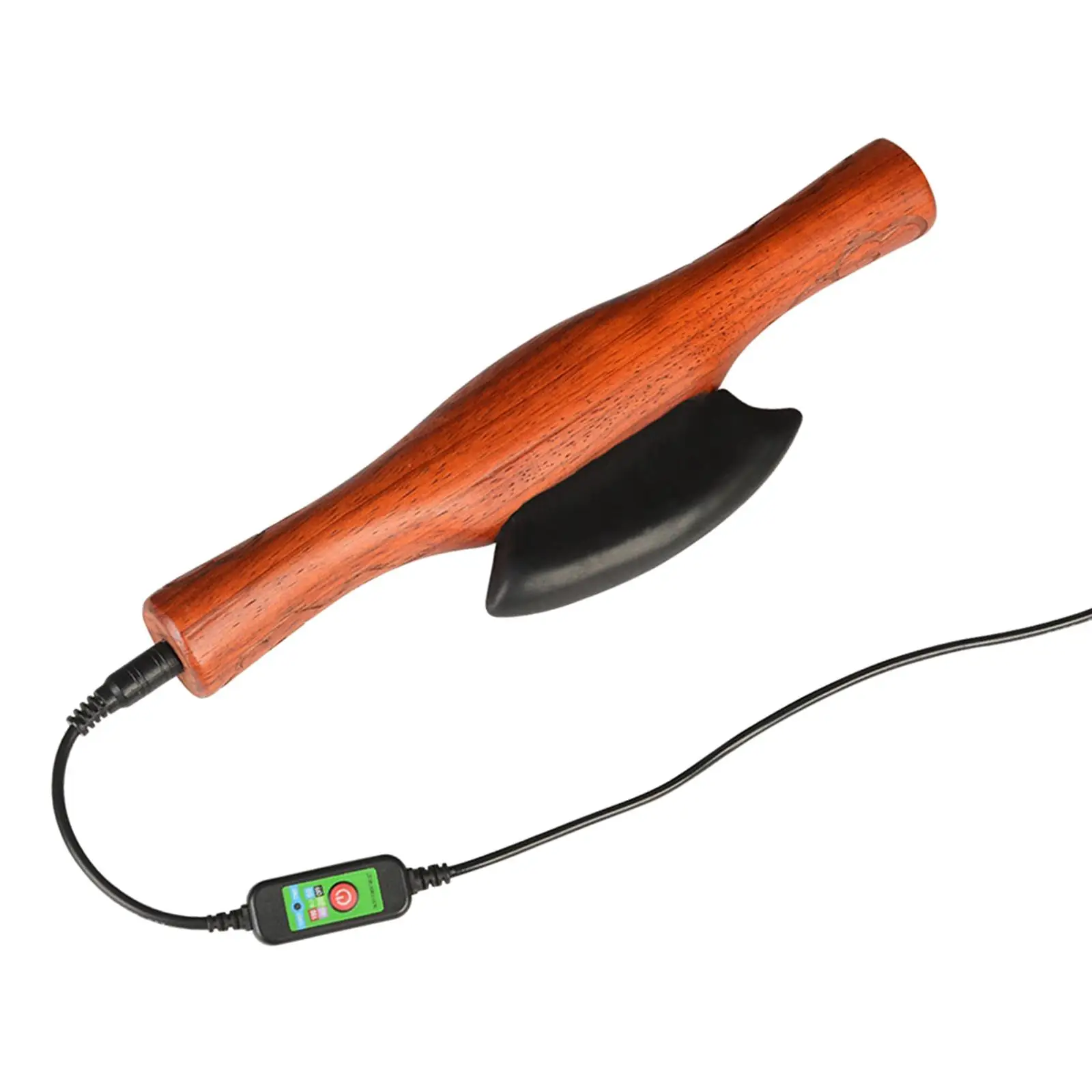 

Electric Bianstone Scraping Massage Board Tool Wooden Handle Gifts Portable Relaxing Muscle Scraper for Face Body Neck Legs Back