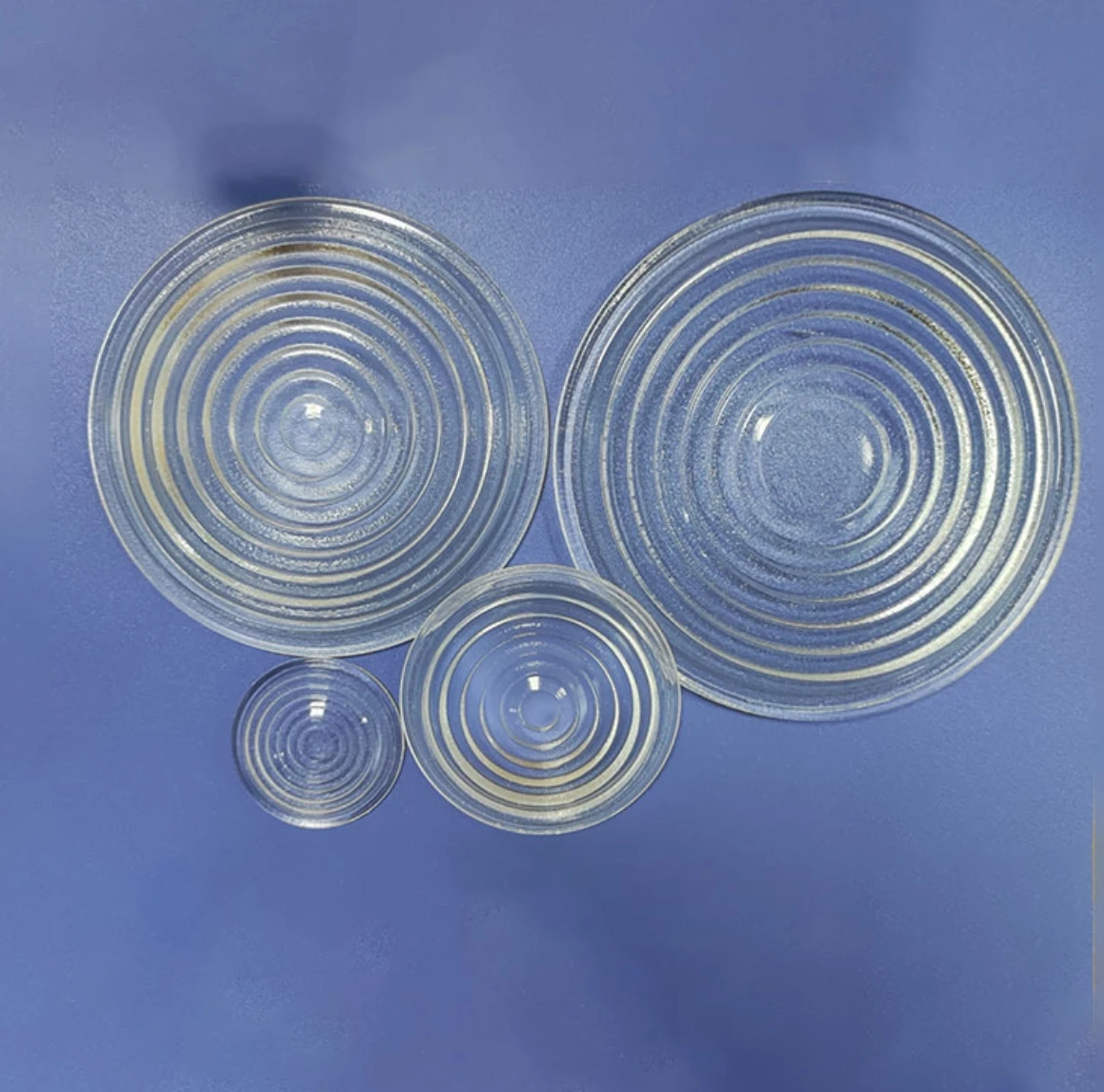 Конденсаторные линзы Френеля из оптического стекла 5 шт. 80 мм