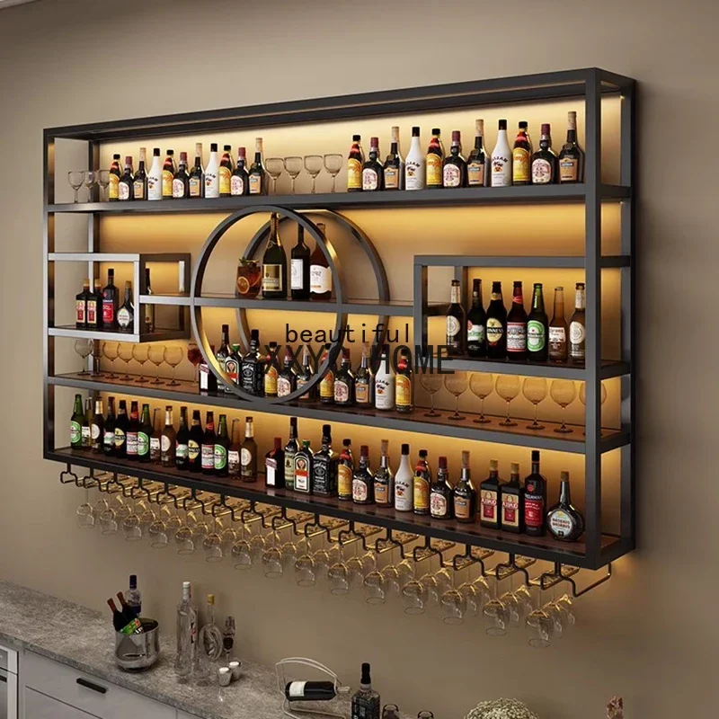 Розничная винная полка для ресторана традиционная уникальная настенная витрина