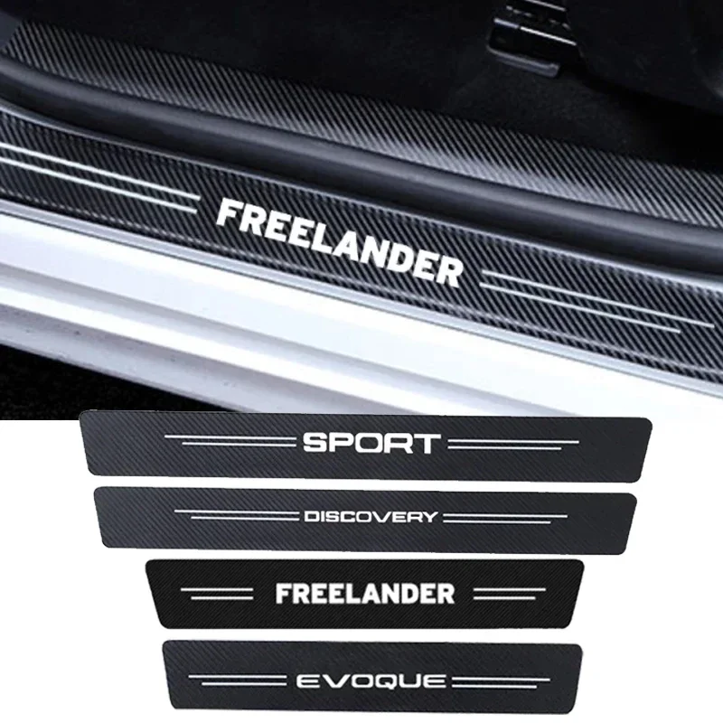 4 шт. защитные наклейки на пороги автомобиля для Land Rover DISCOVERY EVOQUE SPORT VELAR VOGUE