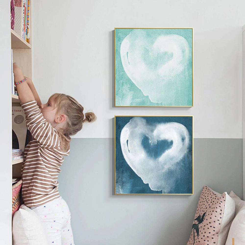 

Настенная Картина на холсте в скандинавском стиле для детской комнаты