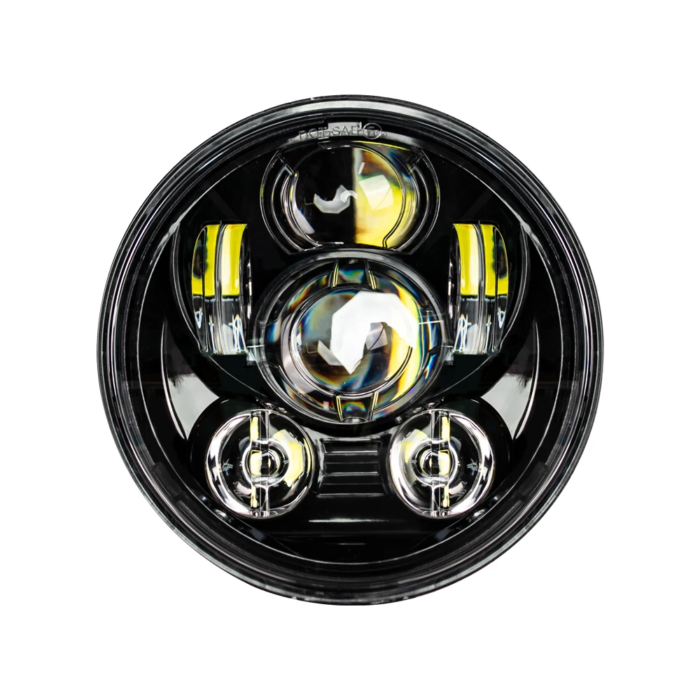 

5.75 "5 3/4 LED Motorcycle Headlight Black For Sportster 1200 XL1200L Custom XL1200C 883 XL883 883L XL883R