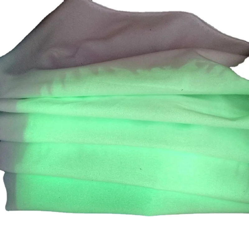 145cm Width Glow in the Dark Fabric Luminous Edge Fabric Color Changing Cloth for DIY Clothing Fabric By The Yard