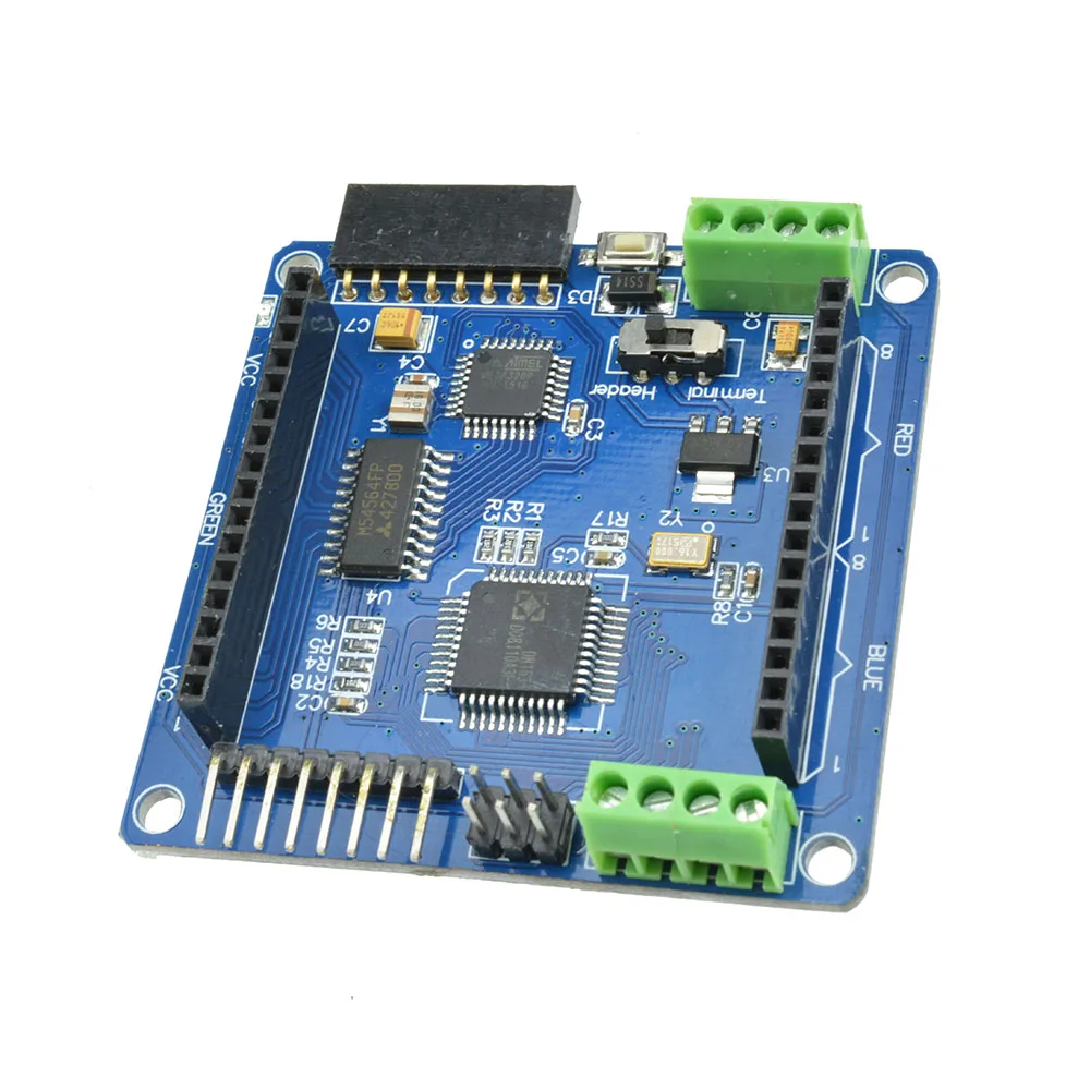 Плата драйвера экрана светодиодная для Arduino ATMEGA 328P DM163