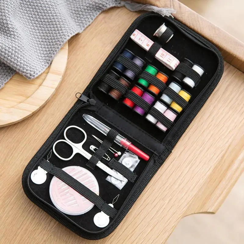 

Portable Sewing Kits Creative Handmade Travel Box Adults Needle And Thread 10-Piece Set For Hand Quilting Stitching Embroidery