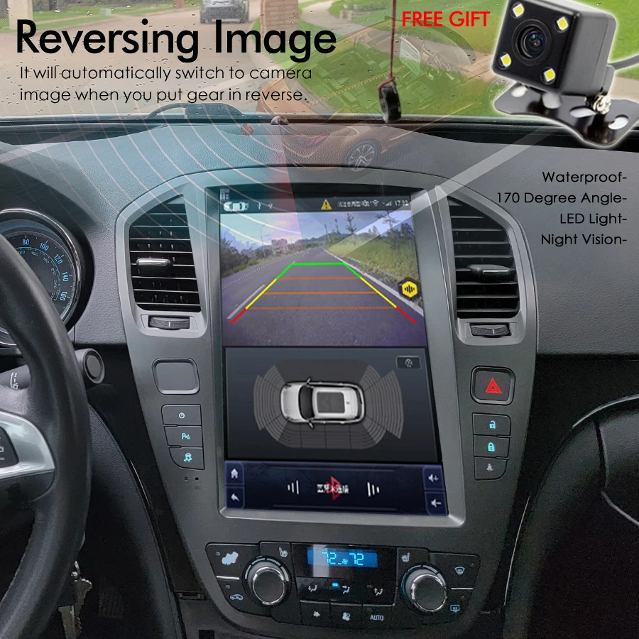 Android 14 для Opel Insignia 2011 2013 Buick Regal Tesla экран автомобильный радиоприемник головное