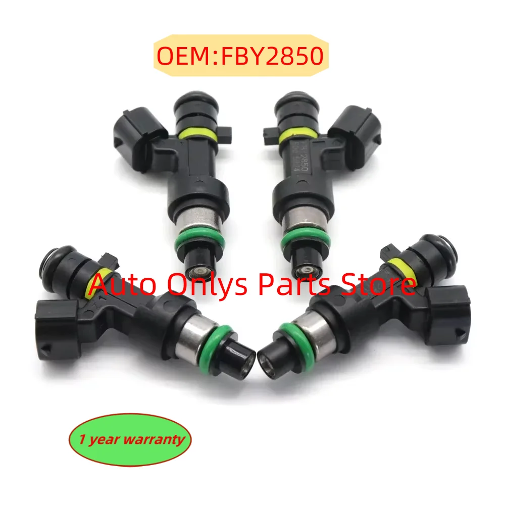 4 шт. топливные форсунки FBY2850 16600-EN200 для Nissan Cube NV200 Sentra Versa 2009-2012010 1.8 2.0 автомобильный