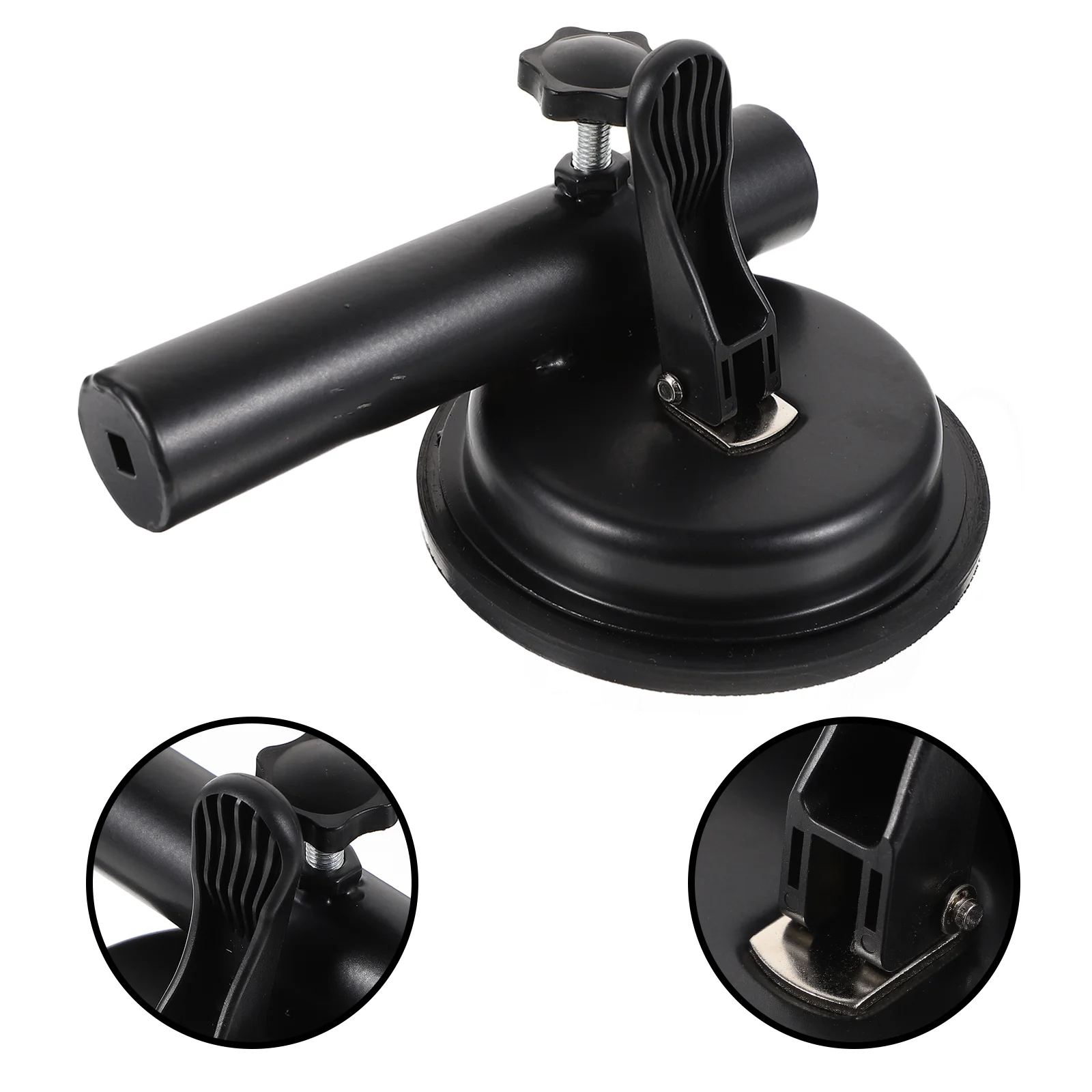

1pc Flagpole Suction Cup Base Flag Pole Support Flagpole Fixing Accessory for Car
