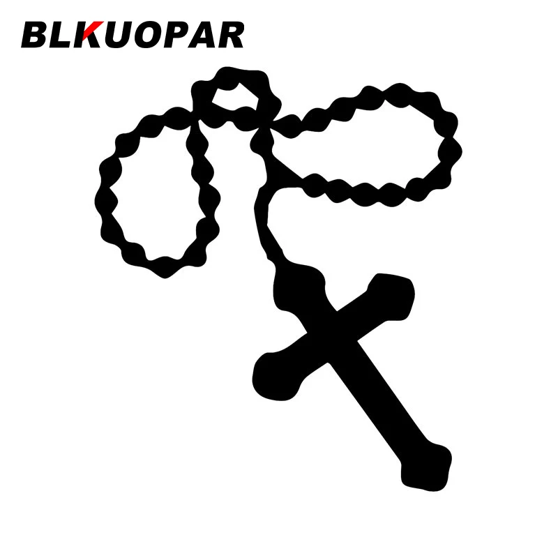 

BLKUOPAR Rosary Saint God Jesus Car Sticker Original Fashionable Decal Waterproof Creative Funny Surfboard Helmet Car Styling