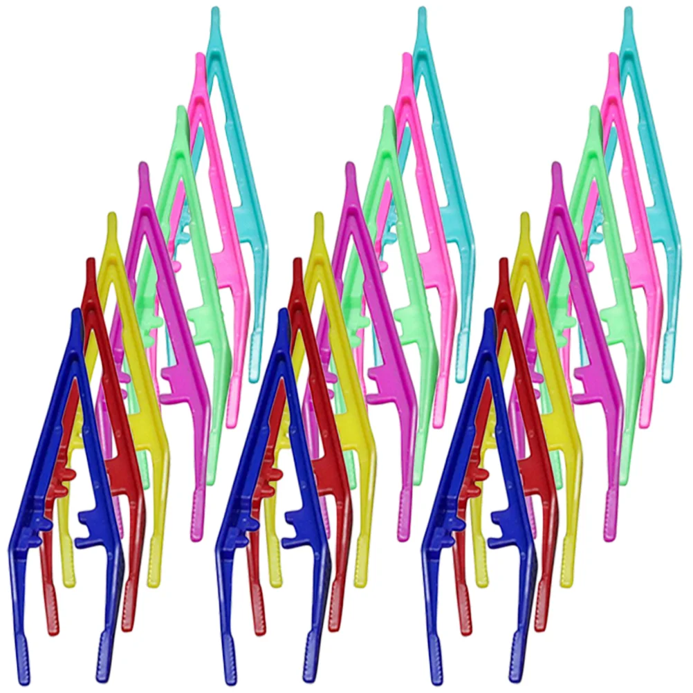 

Facial Hair Removal Tool Plastic Eyebrow Tweezers Makeup Disposable Applicators