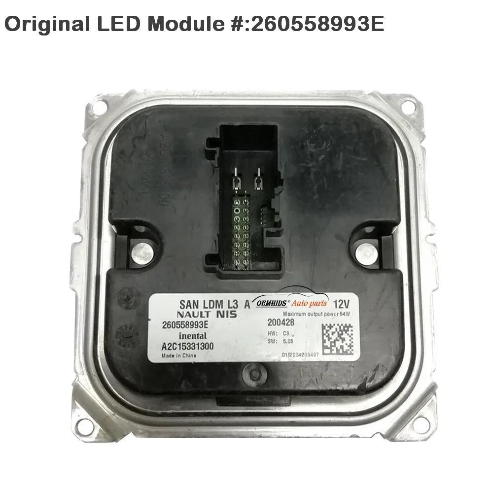 

OEM светодиодный модуль фары 26055 4DW5B 260558992C 260558993E 260558993D 260551225R 260556623R 260555097R