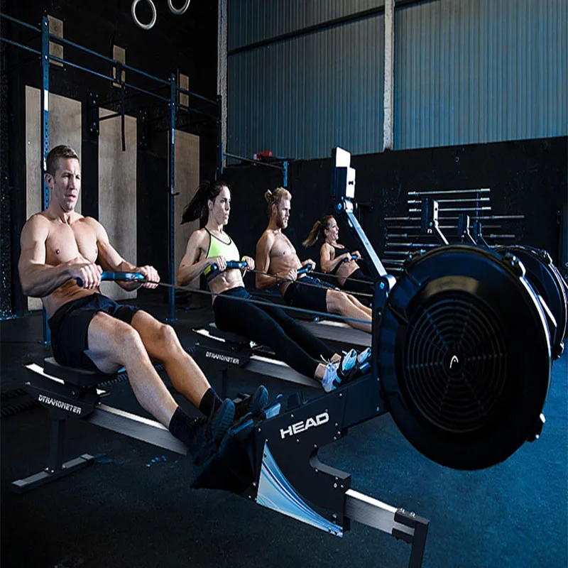 Динамометр для гребли с сопротивлением ветру двухгусеничное