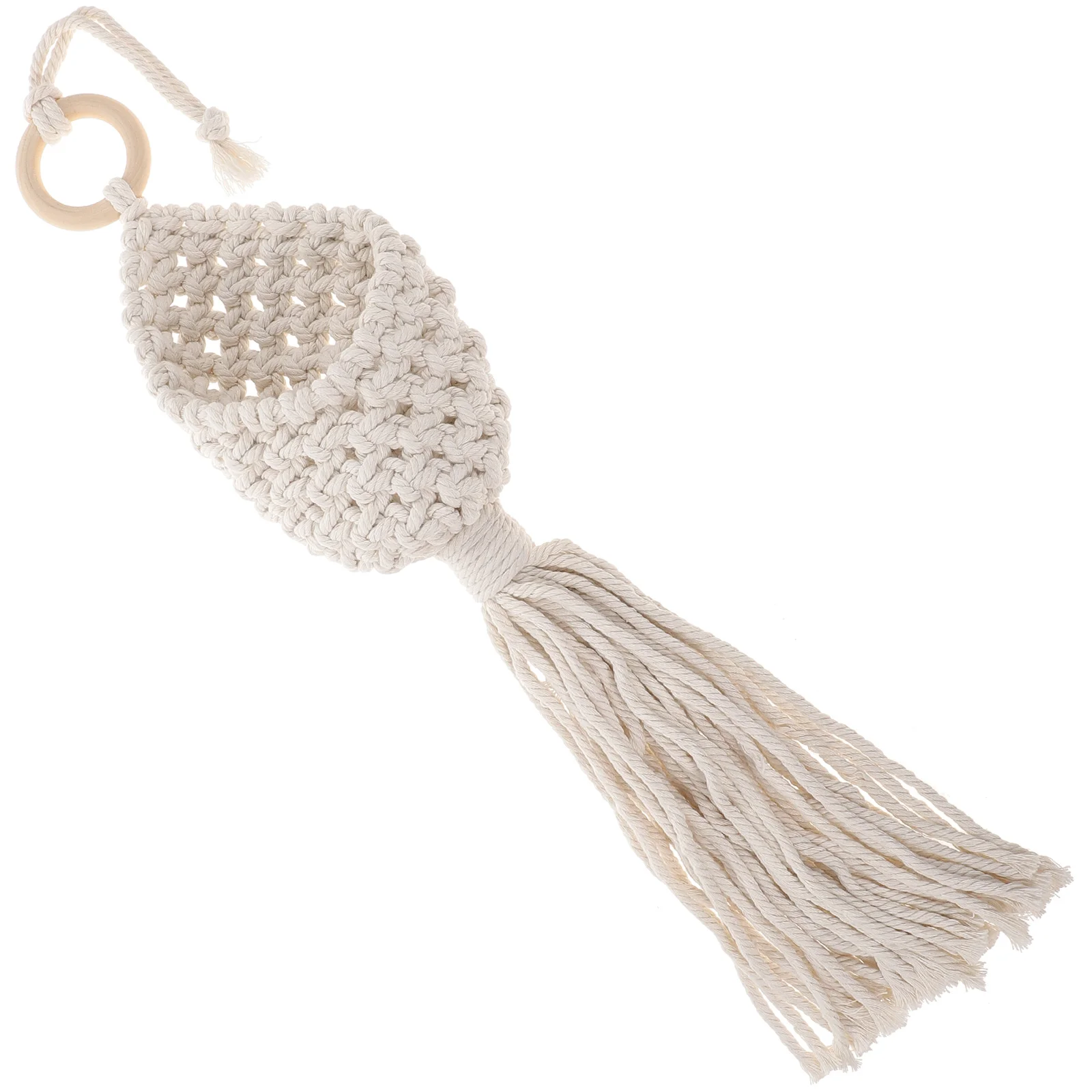 

Woven Net Bag Kitchen Accessory Hanging Wall Decor Storage Decorative