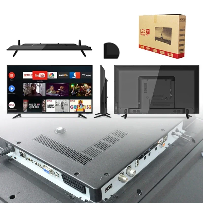 Фото 2024 75-дюймовый изогнутый 4K Smart TV Ultra HD LED с Android OS, Wi-Fi, голосовым управлением и большим экраном для развлечений №3
