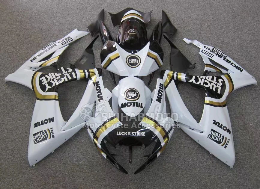 

Injection Mold New ABS Fairing Kits Fit for Suzuki 2006 2007 GSXR600 GSXR750 GSXR 600 750 K6 K7 06 07 Shark
