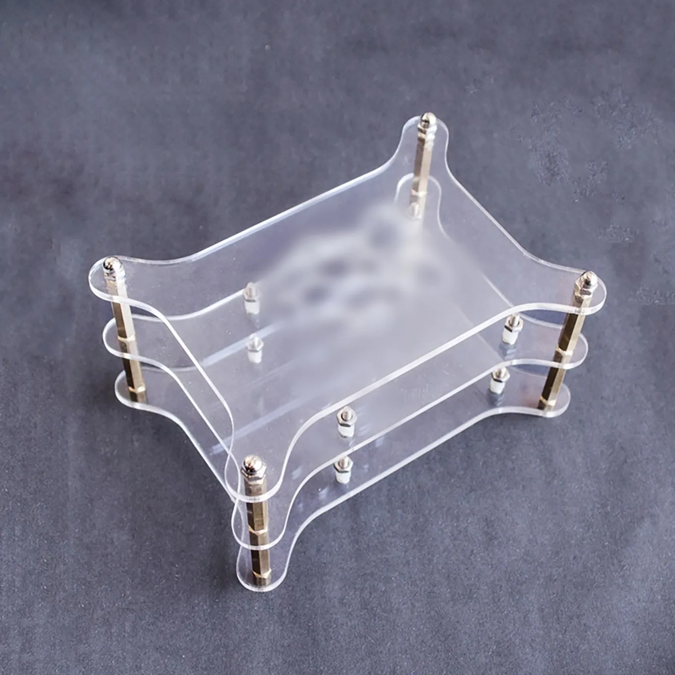 1 2 4-слойный прозрачный акриловый зеркальный корпус с логотипом для Raspberry Pi 3 и