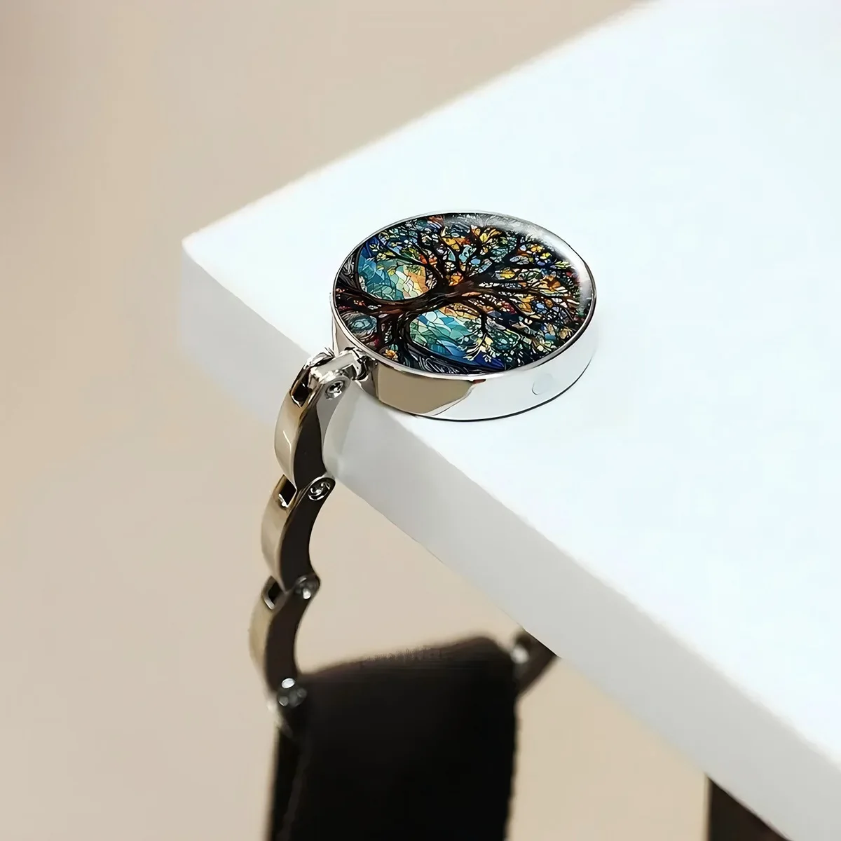 

Складной крючок для сумки с узором «Дерево счастья»