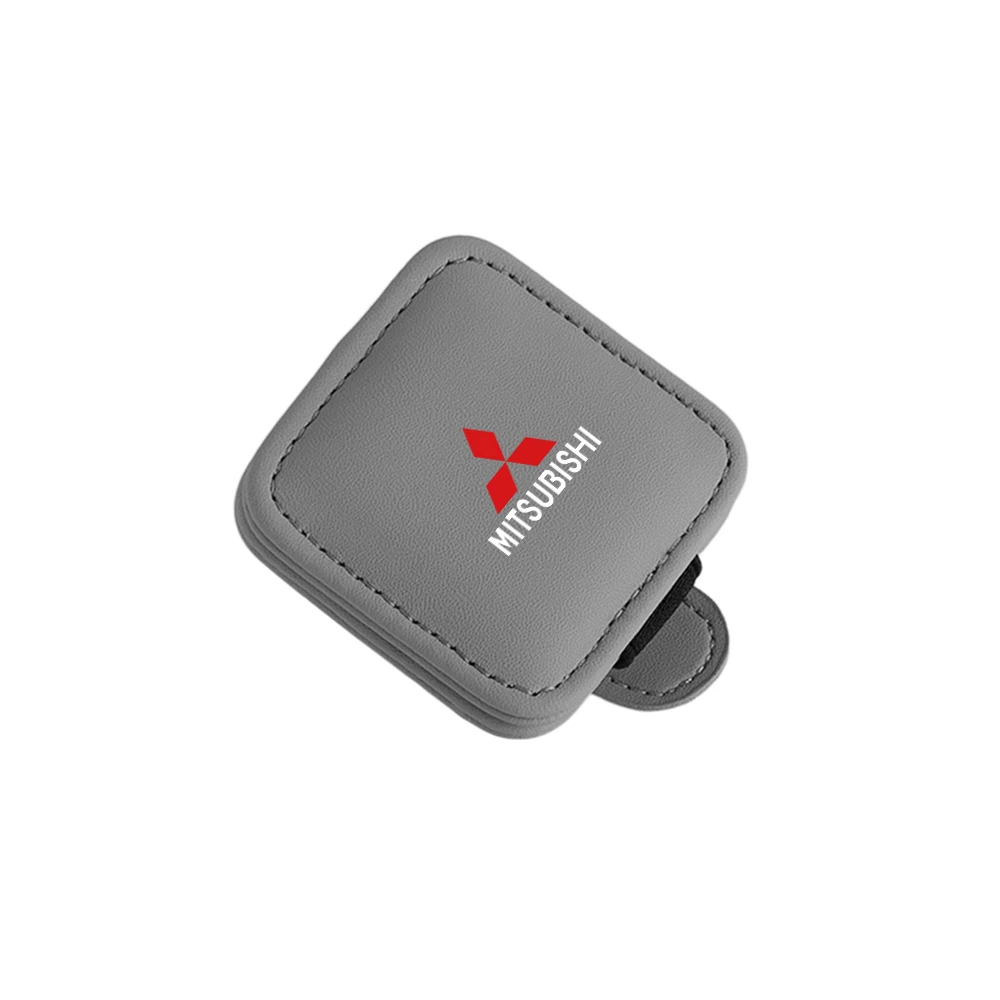 

1 шт. кожаный автомобильный солнцезащитный козырек, зажимы для очков, фиксированный держатель для солнцезащитных очков для Mitsubishi Ralliart Lancer EX Outlander 3 EX10 ASX Galant