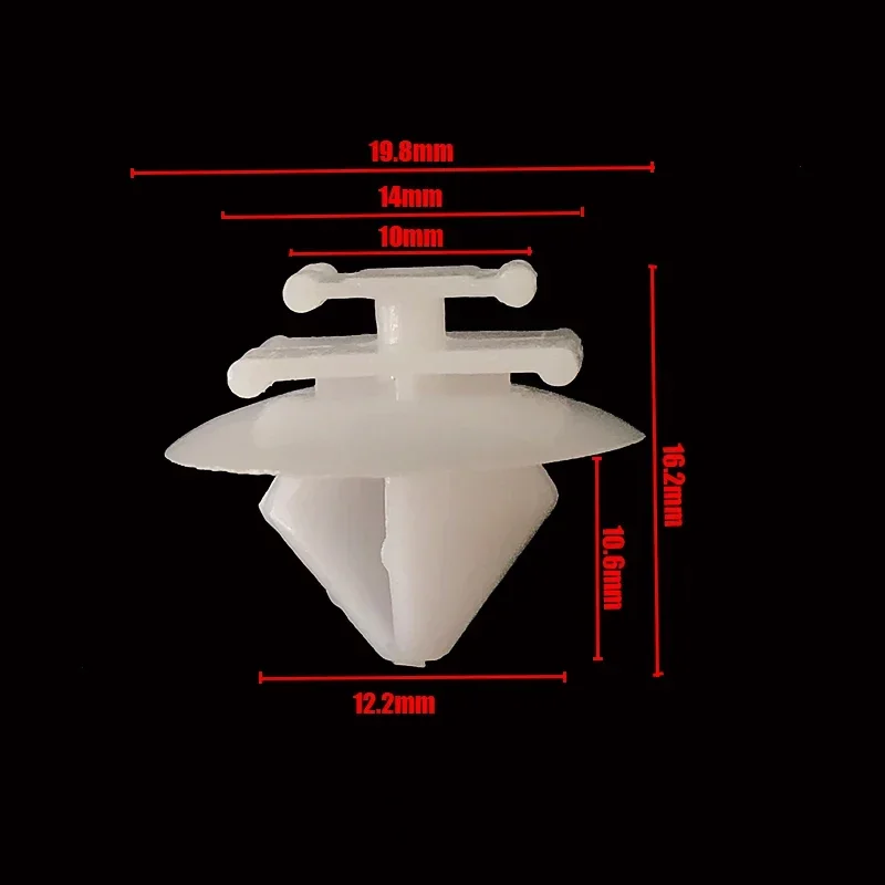 

10-50 шт. автомобильные внешние дверные зажимы, заглушка, молдинг, пластиковые заклепки, фиксаторы для Citroen C2 C3 Peugeot 206 207
