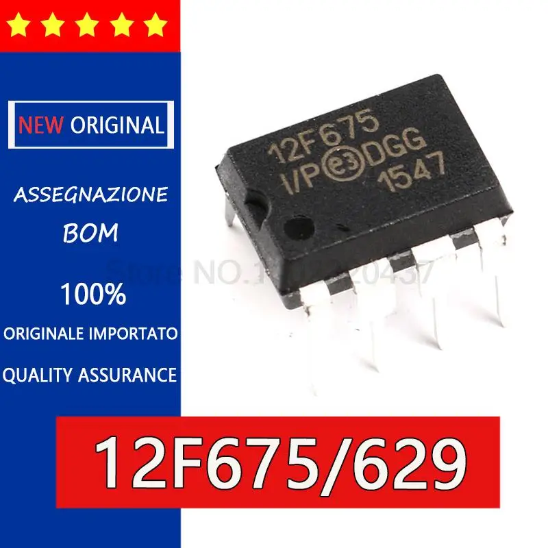Новая и оригинальная фотовспышка speedp/P PIC12F675 PIC12F629 DIP8 Eight flash microcontroller SOP8