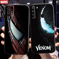 marvel spiderman venom phone case for samsung galaxy a11 a12 a21 a21s a22 a30 a31 a32 a42 a51 a52 a70 a71 a72 5g black funda