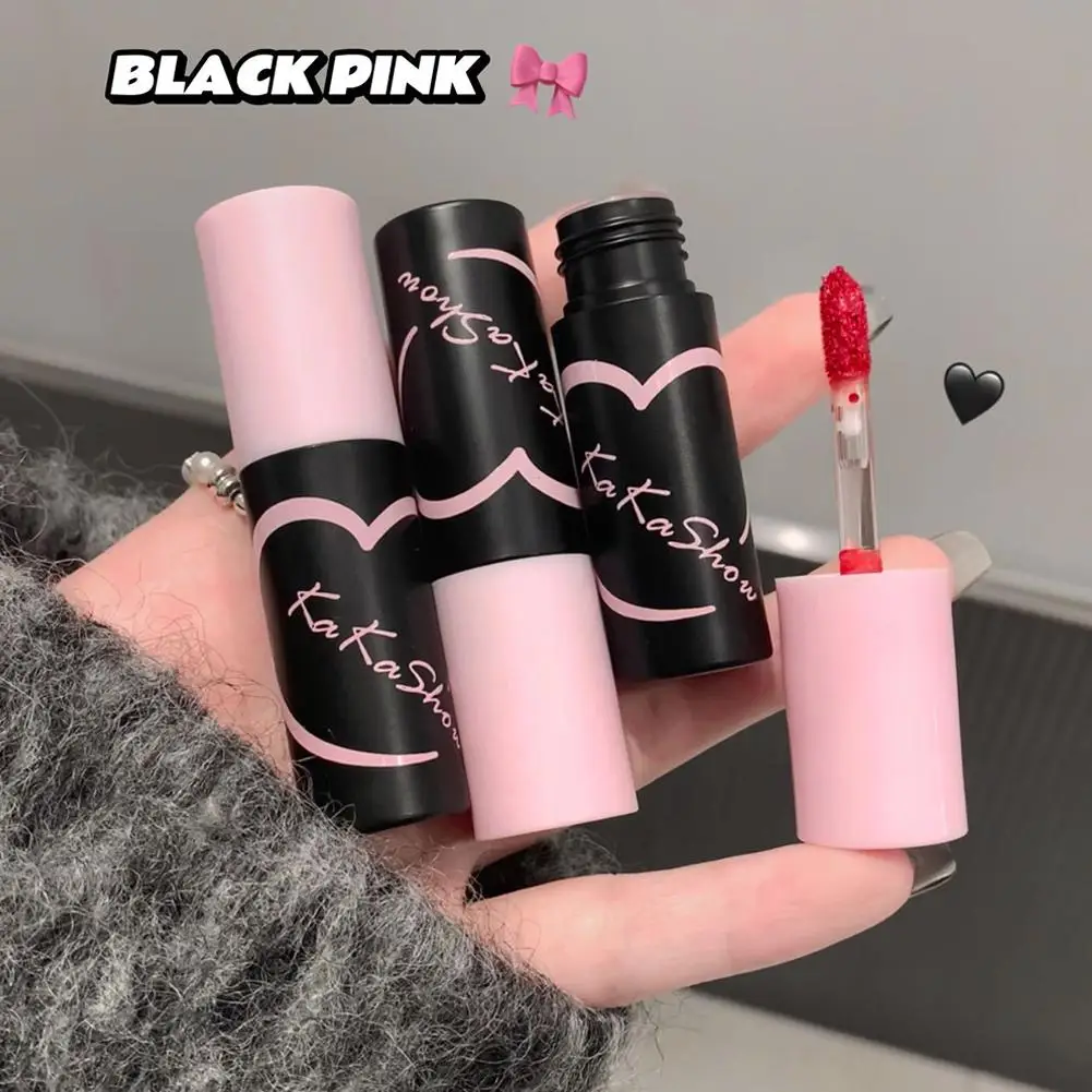 Бархатный блеск для губ 6 cplors матовый красный тинт пигмент водостойкий Красной