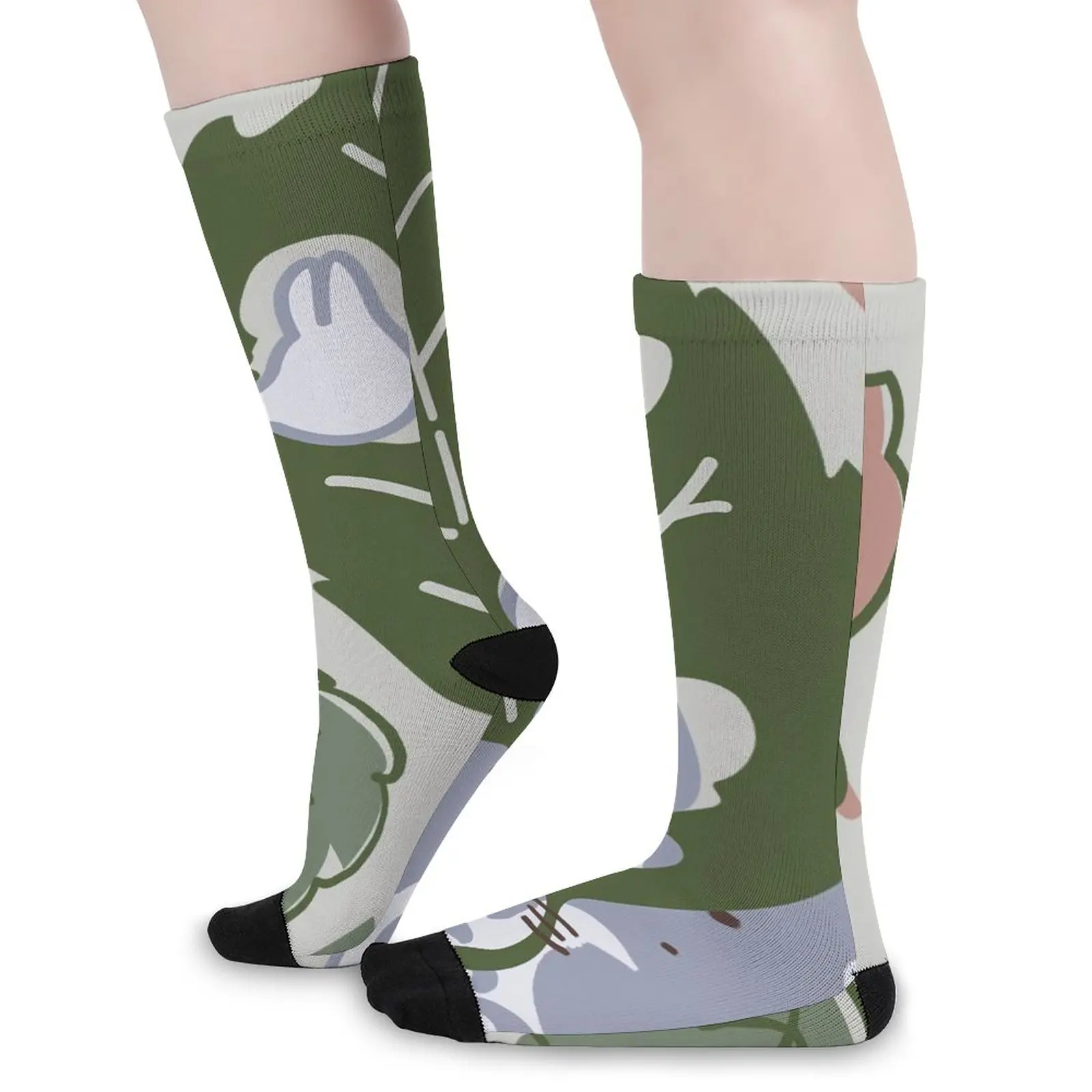 

Симпатичные носки Totoro с принтом в японском стиле, Осенние Нескользящие женские Носки с рисунком, высококачественные уличные носки на заказ