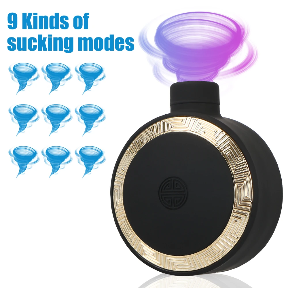 9-режимная присоска для сосков секс-игрушки женщин форма флакона духов сосание