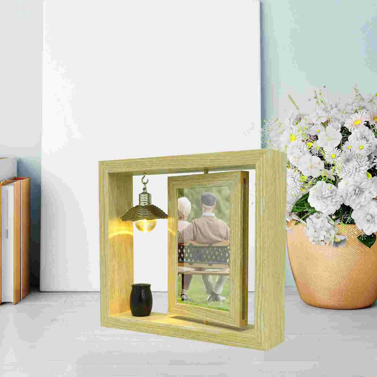 Мини-урна для кремации вращающаяся фоторамка подарки сочувствия собаки