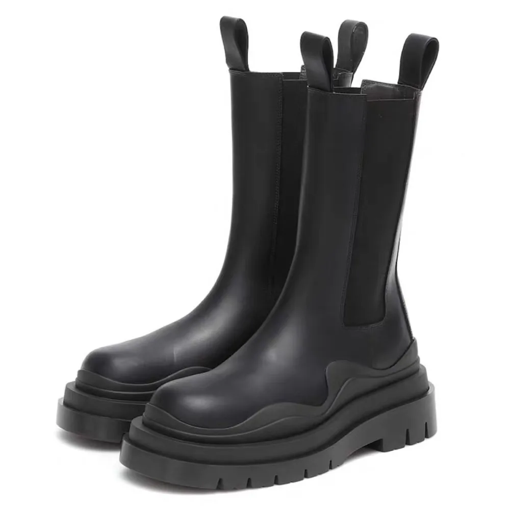 NIGO/мужская осенне-зимняя удлиняющая обувь на толстой подошве в британском стиле