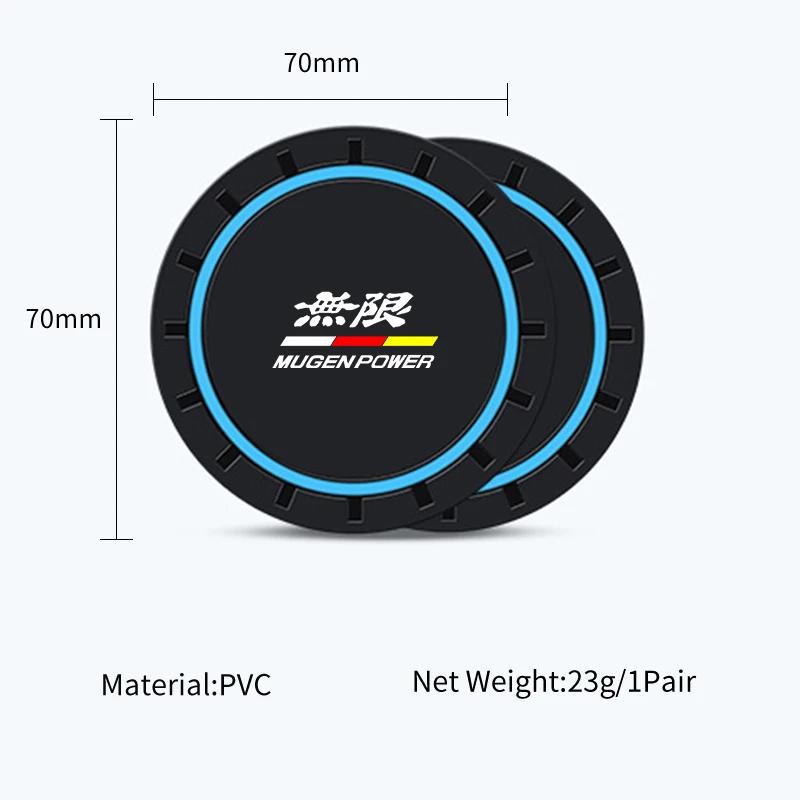 Автомобильное украшение подставка силиконовый нескользящий коврик для чашки Honda