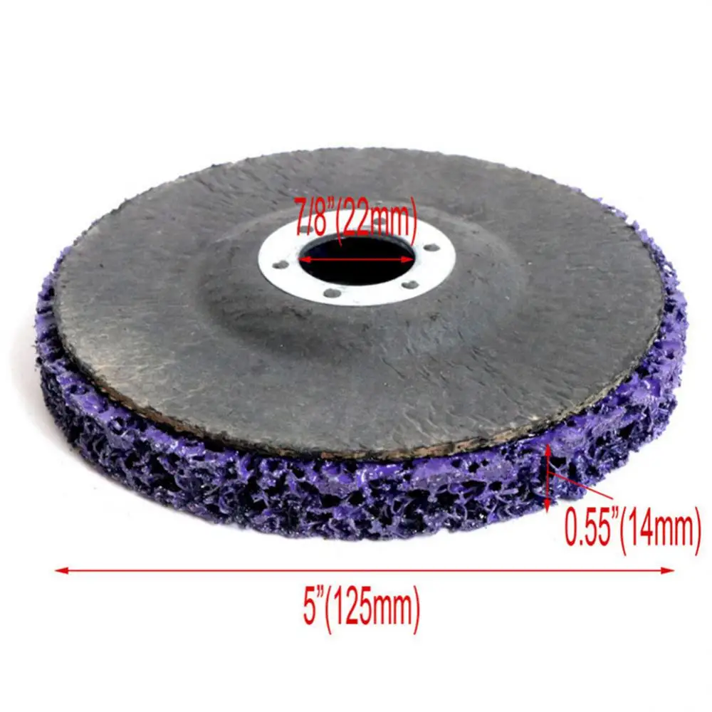 Coral Disc Poly Strip Disc Abrasive Wheel Paint Rust Remover Clean for Angle Grinder Clean Polish Metal Motorcycles Car images - 6