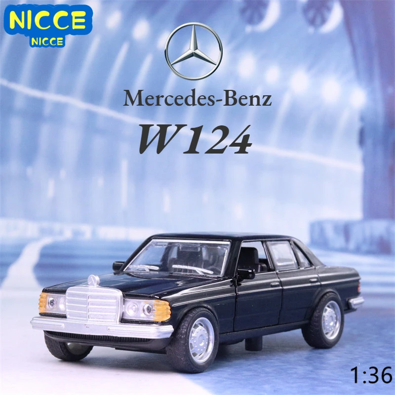 

Литый под давлением автомобиль Nicce 1:36, колесо 1993 Benz W124, металлическая модель классического автомобиля, коллекция игрушек из сплава для детей, подарки A92