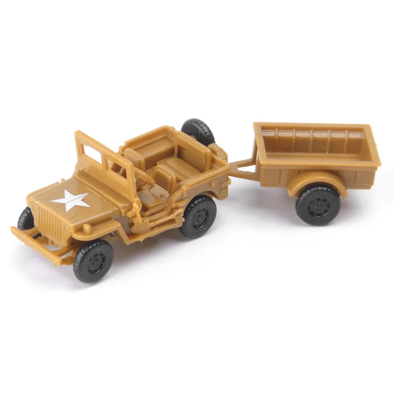 

4D собранная модель 1:72, Вторая мировая война, Вилли игрушечный джип, военный песок, стол, реквизит, украшения, модель, игрушки
