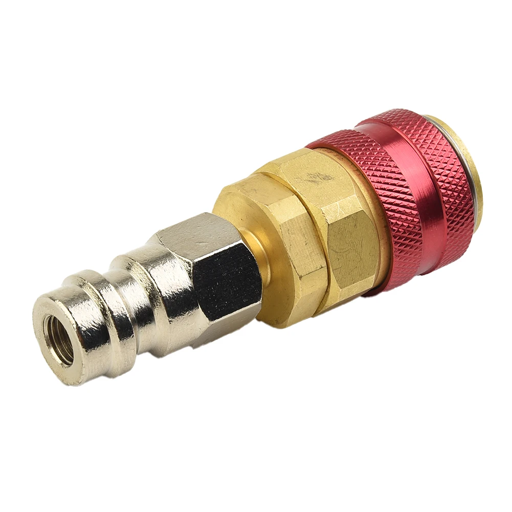 

1Pcs R134A H/L Side Quick Coupler, Can Be Used With R134a Charging Hose Or Manifold Fitting Connector ​For Car Conditioni