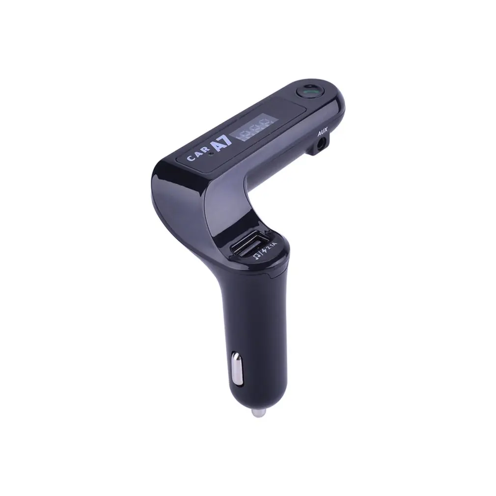 

newPortable Size LCD Display Wireless Hands Free Bluetooth-compatible FM Transmitter Modulator Car Kit MP3 Player Kit