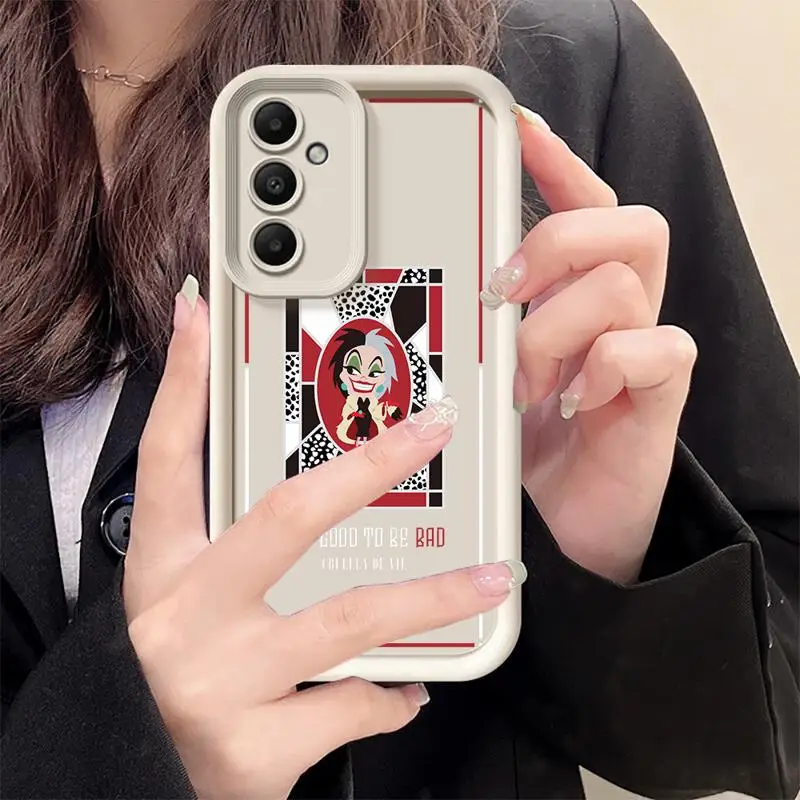 Чехол для телефона с изображением королевы злодеев из мультфильма Samsung Galaxy A55 A52 A33