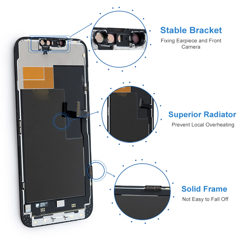 A2641 A2643 A2644 A2645 A2484 Оригинальный ЖК-дисплей для IPhone 13 Pro Max Новый сенсорный дисплей с