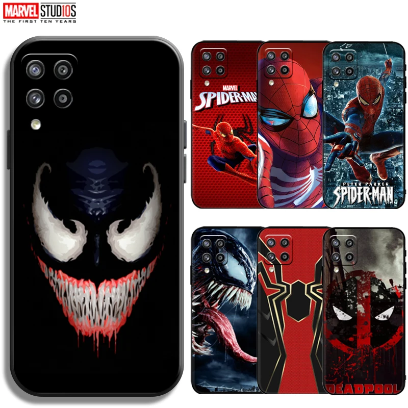

Venom Spiderman Deadpool Phone Case For Samsung Galaxy M12 M12 India Ultra-Thin Soft TPU Back Silicone Cover Funda Carcasa