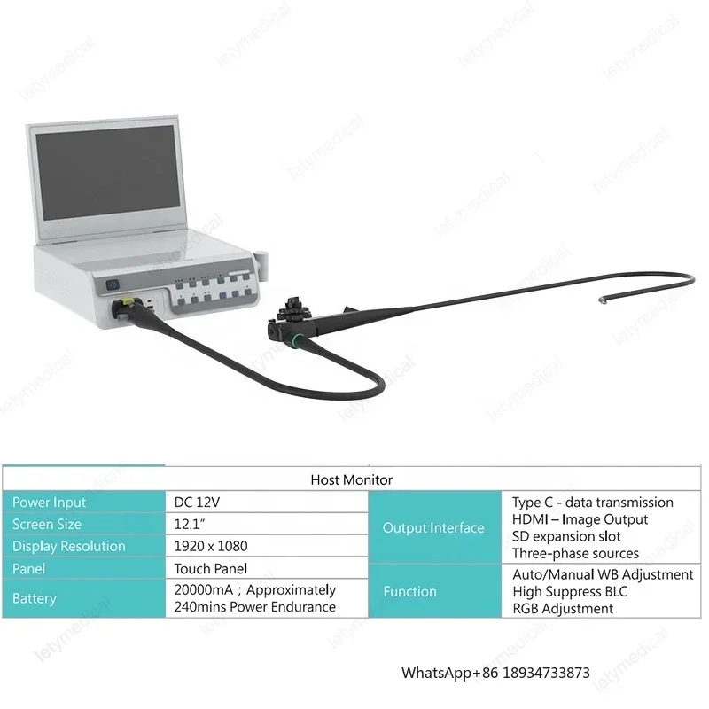 Заводская цена медицинский одноразовый гибкий видеогастроскоп одноразовая