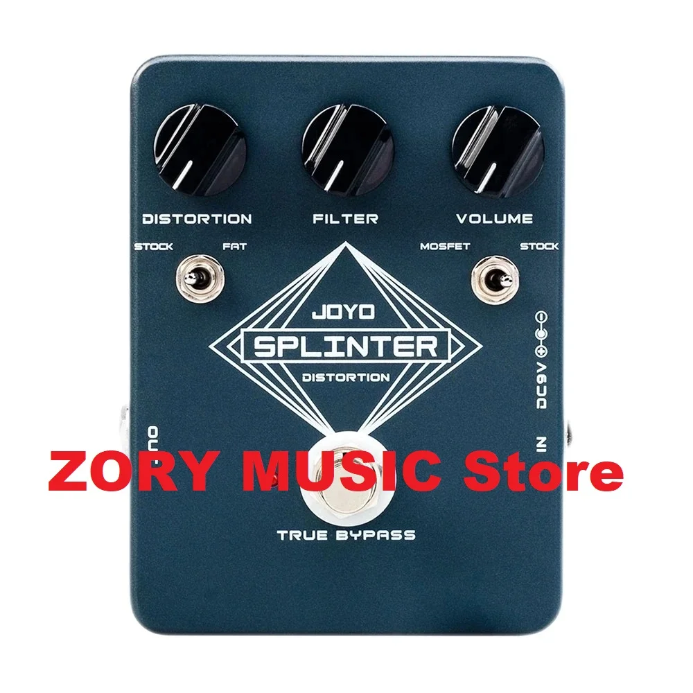 

JOYO JF-21 SPLINTER классическое Искажение педаль для электрической гитары, эффекты Fuzz & Distortion, запасные части для настоящей байпационной гитары
