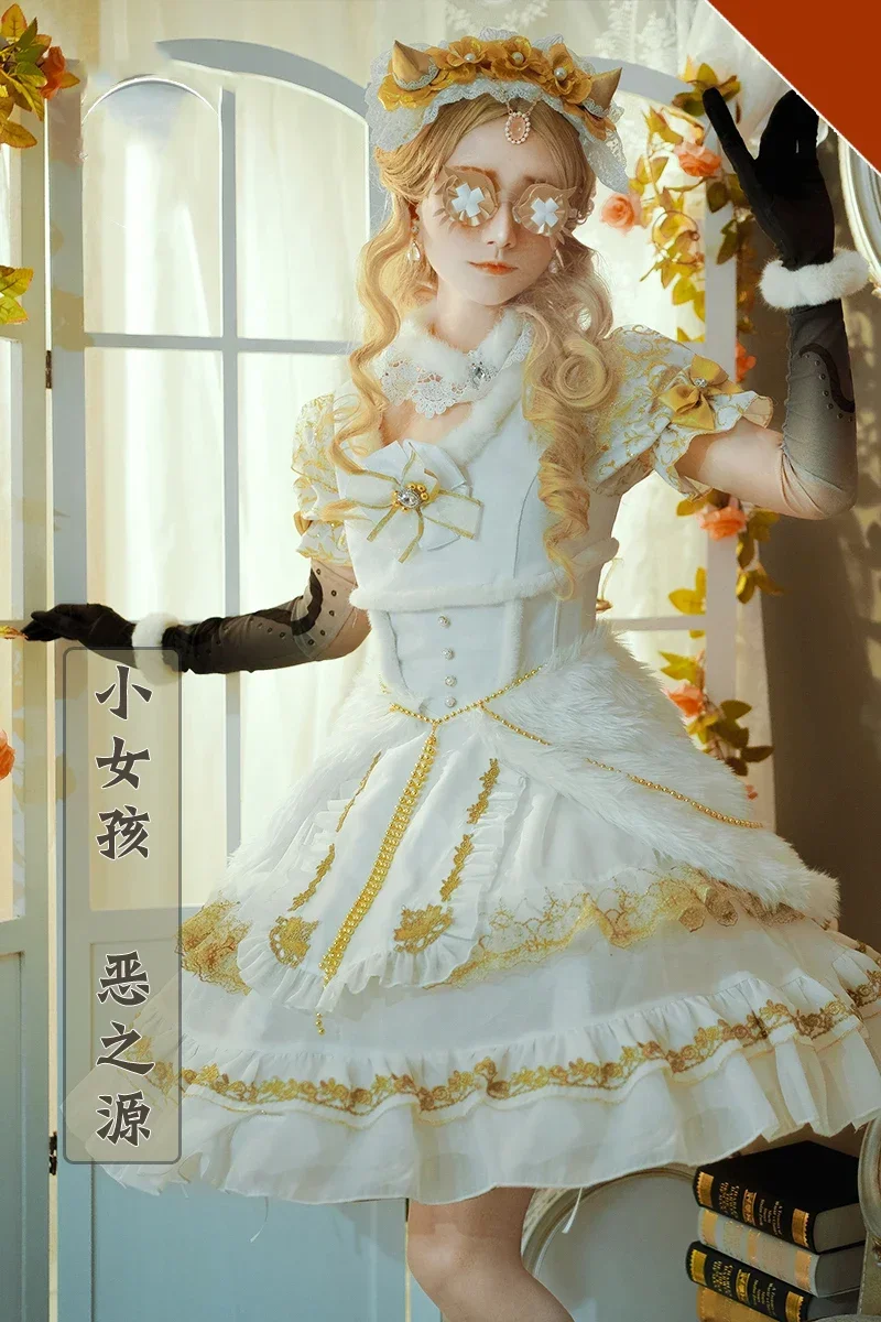 Костюм для косплея Game Identity V маленьких девочек костюм Алисы DeRoss Prime Evils милое