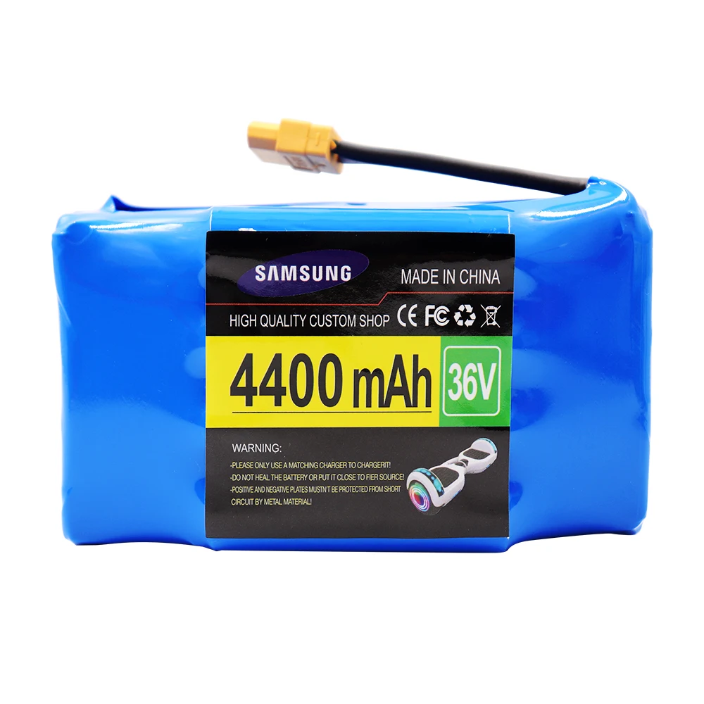 

Original Batteries 36V 4400mAh 4Ah Lithium Ion Batteries for Electric Self Balancing Scooter Hoverboard Monocycle