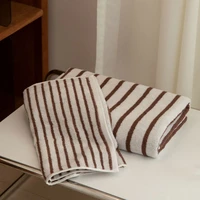 70x140cm striped bath towels pure cotton super soft skin friendly comfortable bathroom towel sets household adults face towel