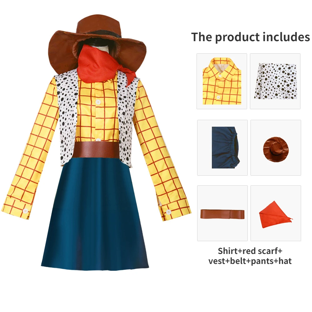 Мультяшная история фильма косплей костюм Вуди Маскировка наряд для мужчин