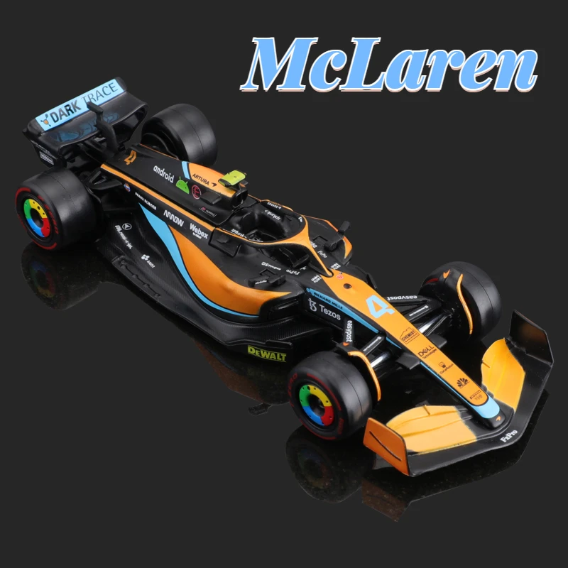 

Bburago 1:43 2022 McLaren F1 Team MCL36 #3 Daniel Ricciardo #4 Lando Norris Alloy Toy Car Model Super Formula Die Cast Model