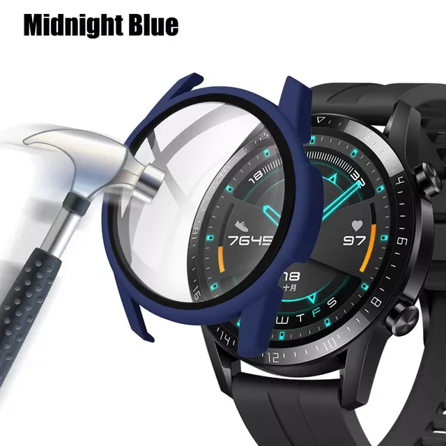 

Защитный бампер gt2e gt2 для Huawei Watch GT 2-2e, закаленное стекло 46 мм/42 мм, аксессуары для защиты экрана